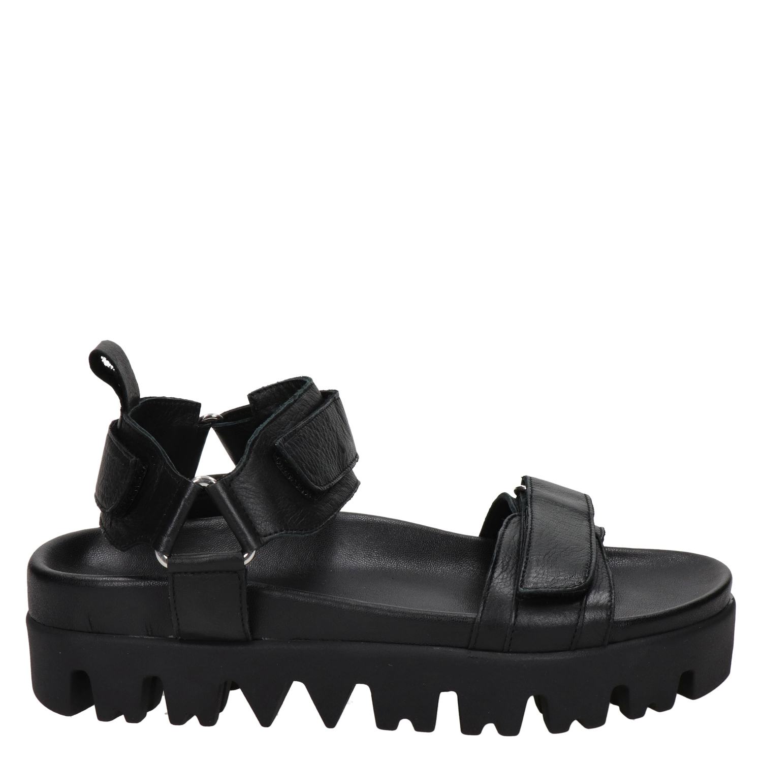 Nelson - Sandalen voor dames - Zwart - Shoemixx.nl