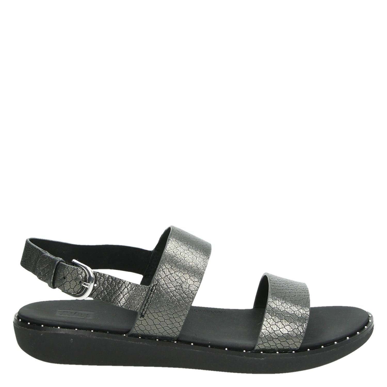 Fitflop Barra Novelty - Sandalen voor dames - Zwart - Shoemixx.nl