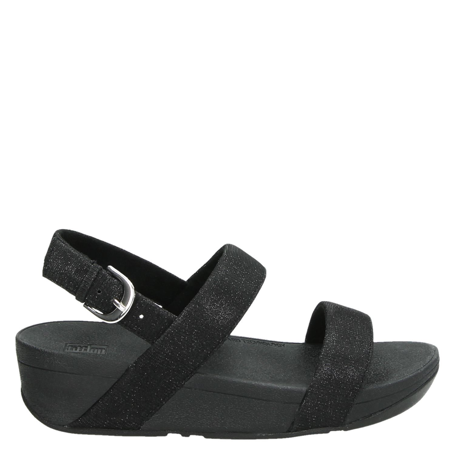 Fitflop Sandalen Winkel - Fitflop Rumba Beaded Toe-Post Dames Zwart