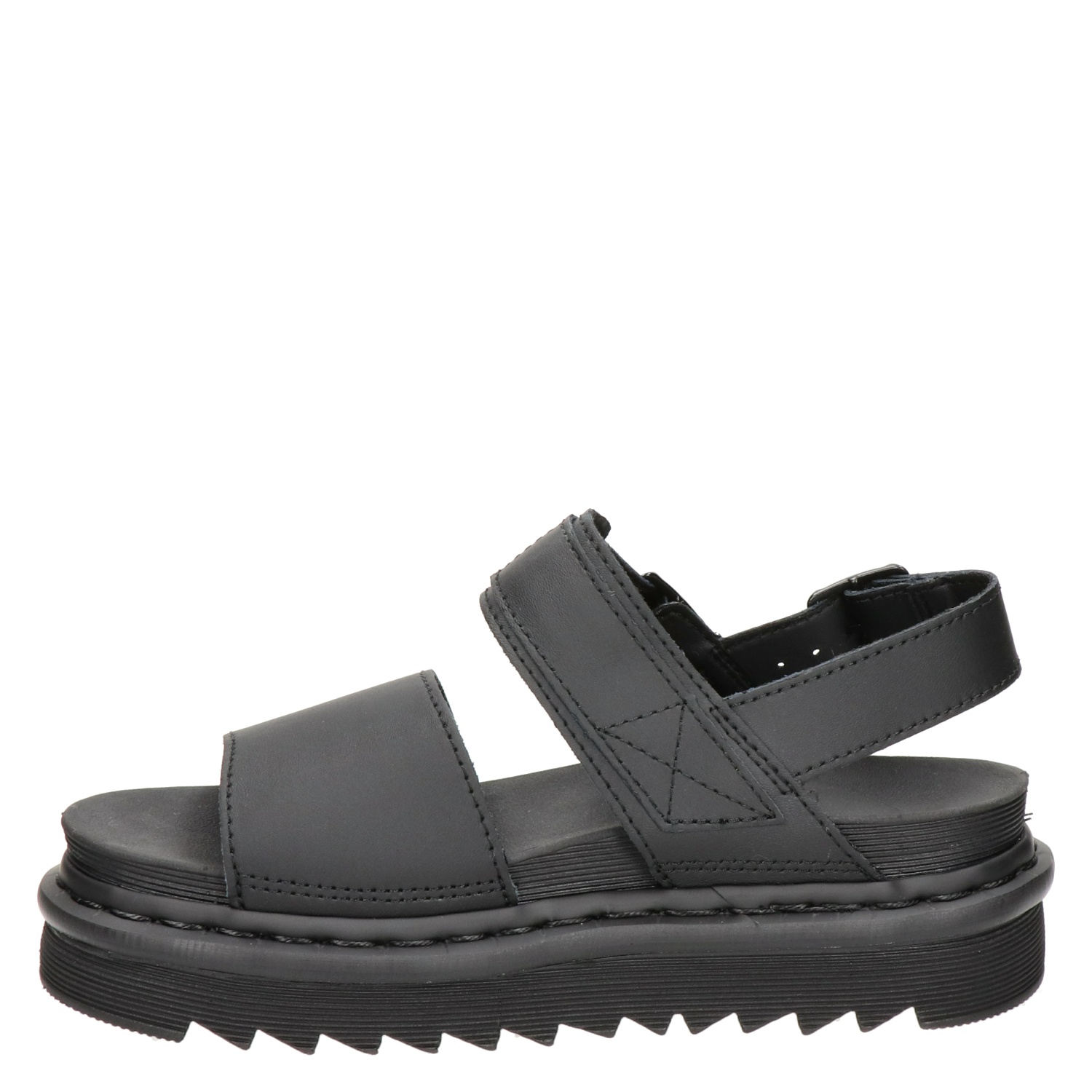 Dr. Martens Voss - Sandalen voor dames - Zwart - Nelson.nl