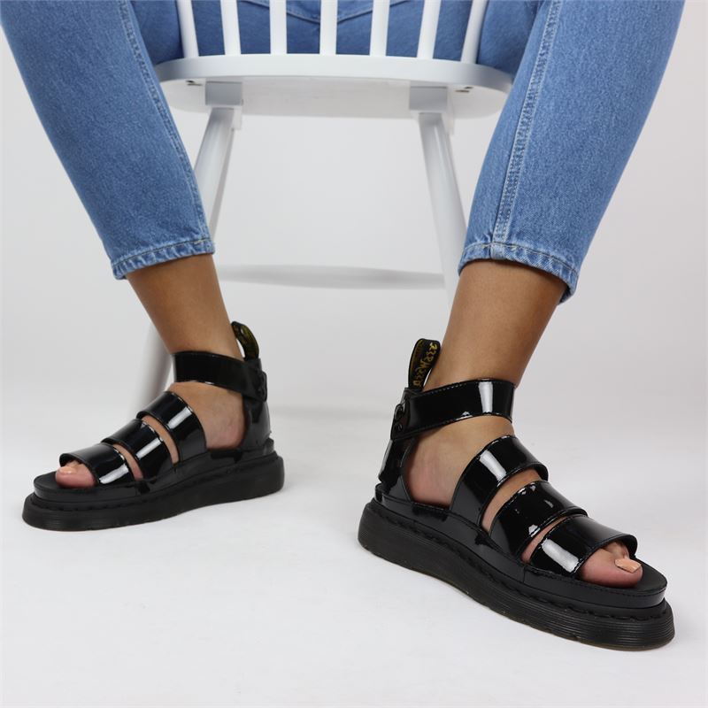 Dr. Martens Clarissa II - Sandalen voor dames - Zwart - Nelson.nl