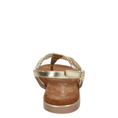 Marco Tozzi - Sandalen voor dames - Goud - Nelson.nl