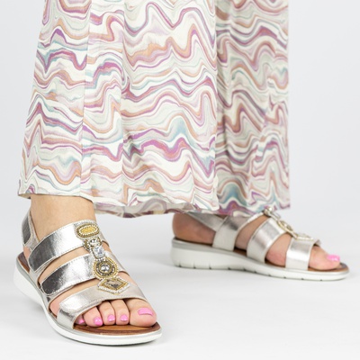 Ara Kreta - Sandalen - Goud