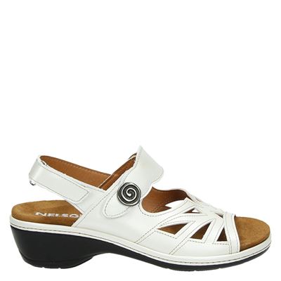 Nelson Sandalen Wit nelson kopen in de aanbieding