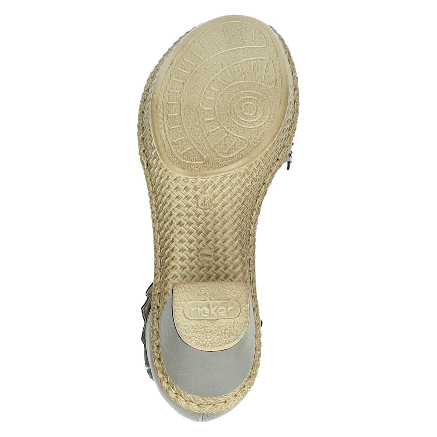 Rieker - Sandalen voor dames - Grijs - Nelson.nl
