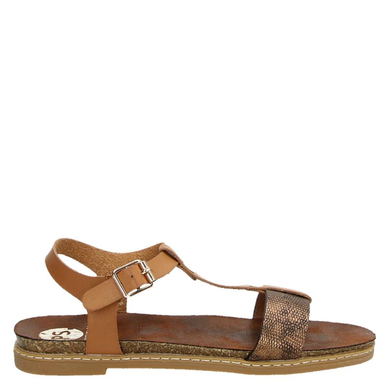 PS Poelman - Sandalen - Cognac