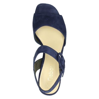 Gabor - Sandalen voor dames - Blauw - Shoemixx.nl