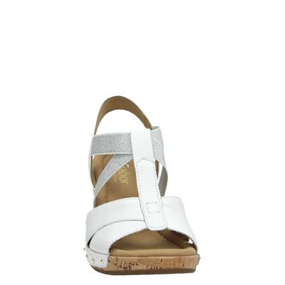 Gabor - Sandalen voor dames - Wit - Shoemixx.nl
