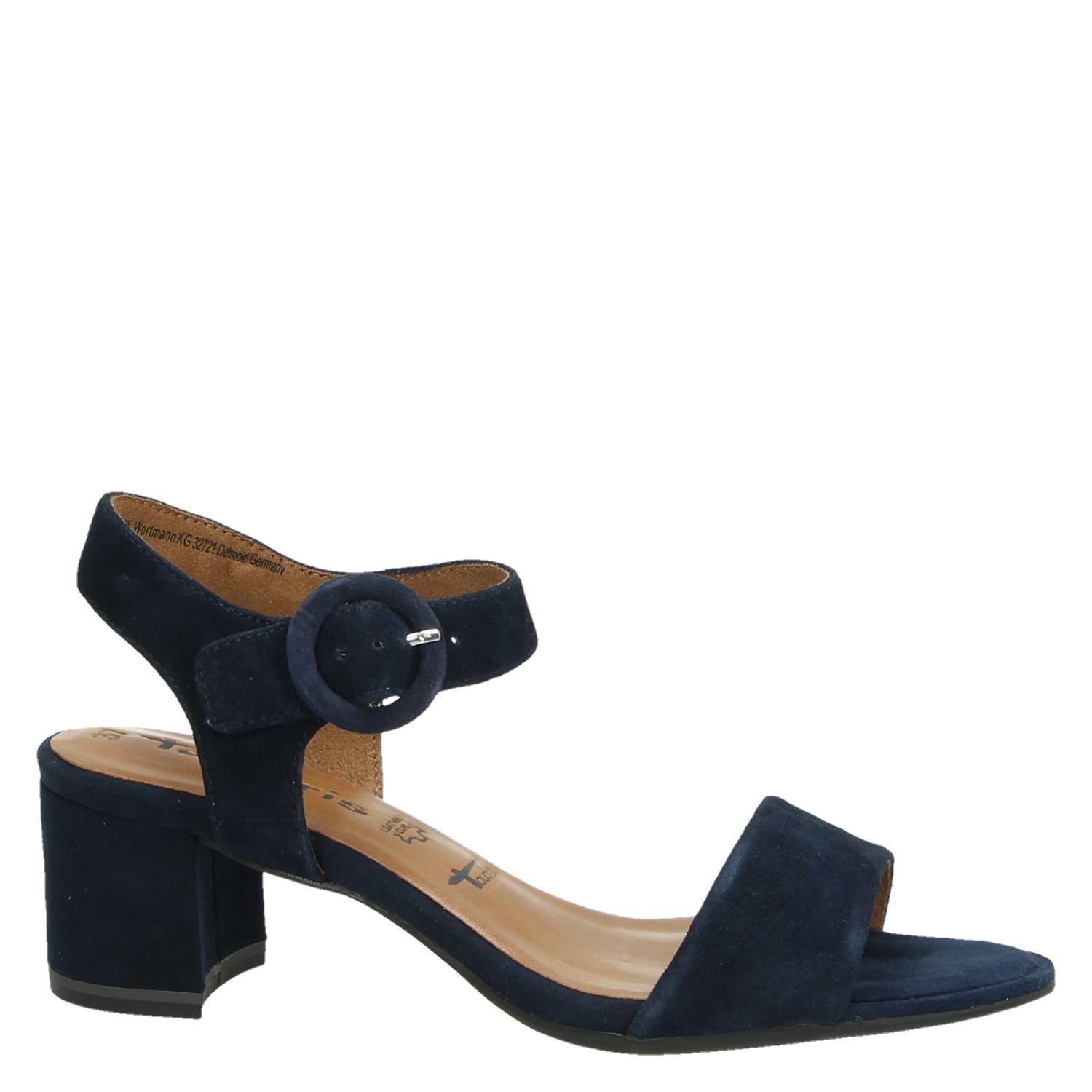 Tamaris - Sandalen voor dames - Blauw - Nelson.nl