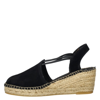 Toni Pons Tremp - Espadrilles voor dames - Zwart - Nelson.nl