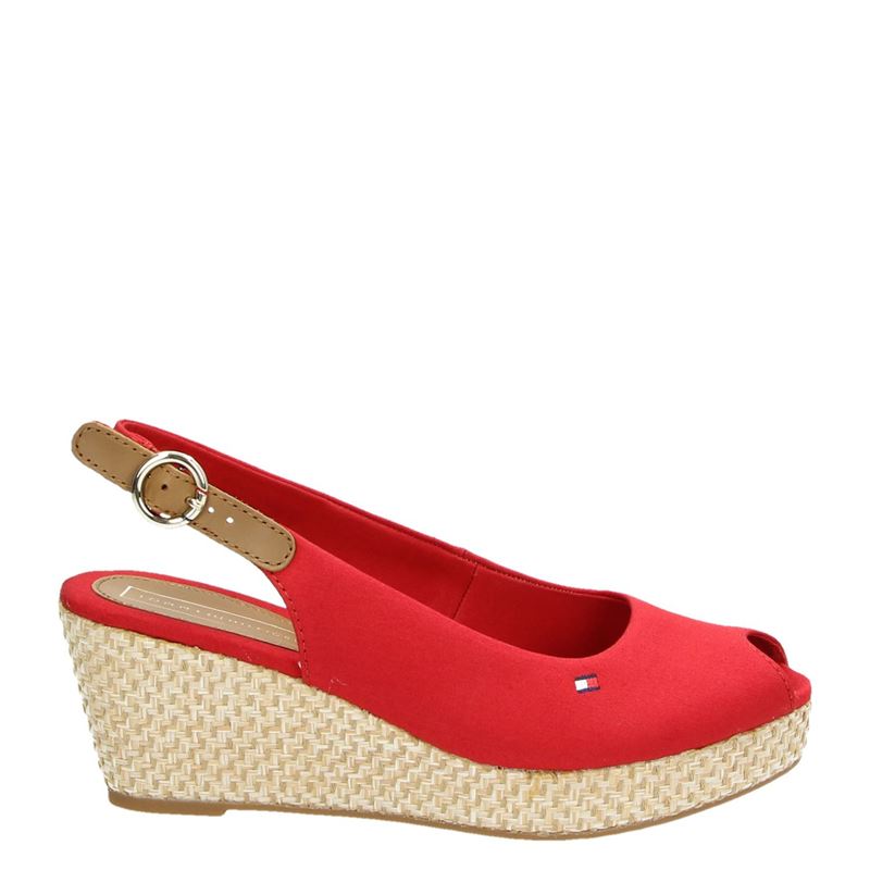 Tommy Hilfiger Sport Iconic Elba Basic Sl Sandalen Rood tommy hilfiger sport kopen in de aanbieding