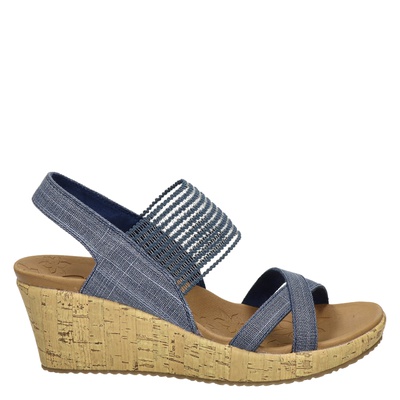 Skechers Beverlee - Sleehak - Blauw