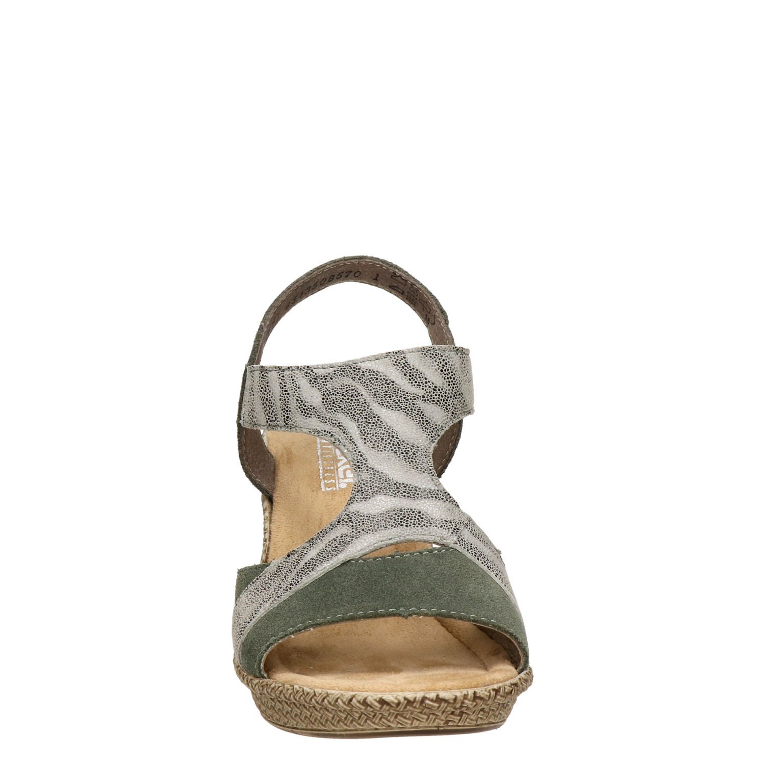 Rieker - Sandalen voor dames - Groen - Nelson.nl