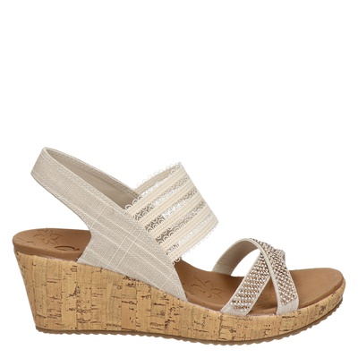 Skechers Beverlee - Sleehak - Beige