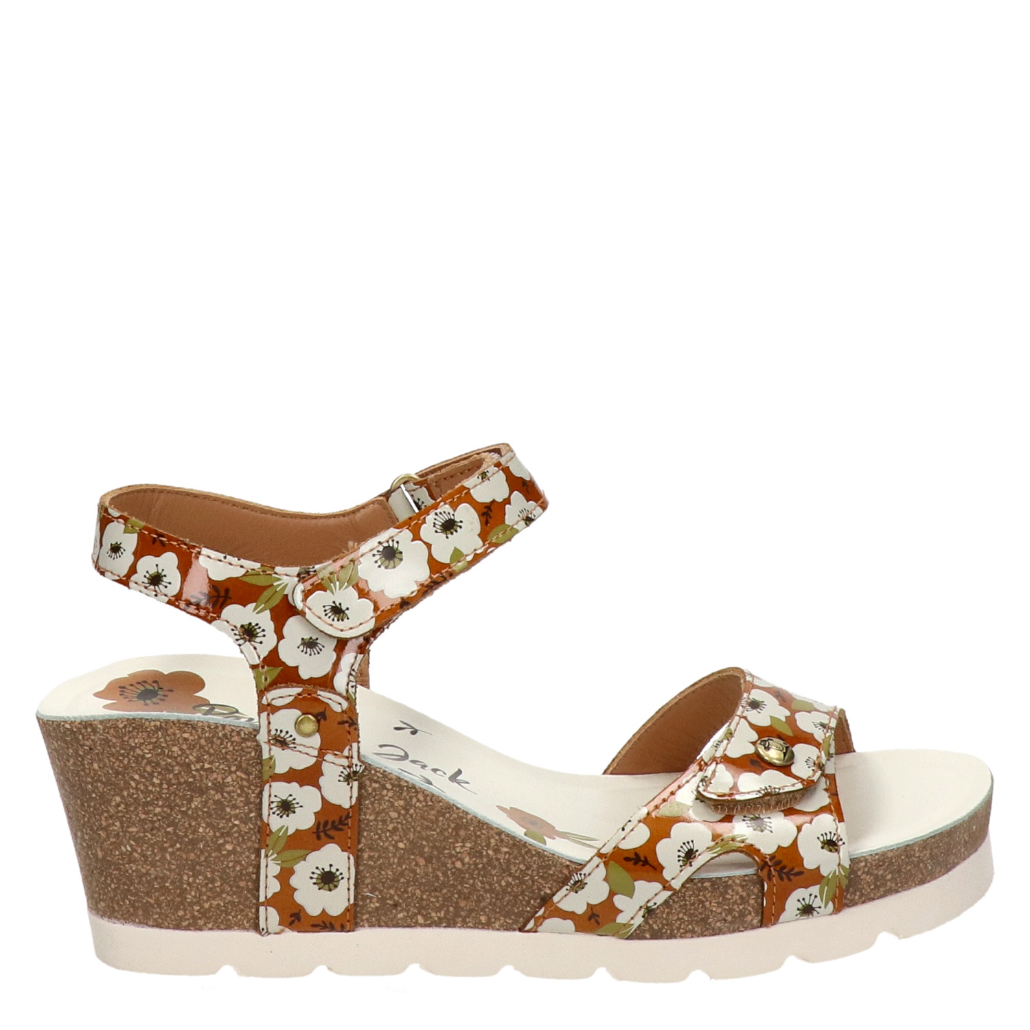 Panama Jack Julia Garden - Sleehak voor dames - Bruin - Nelson.nl