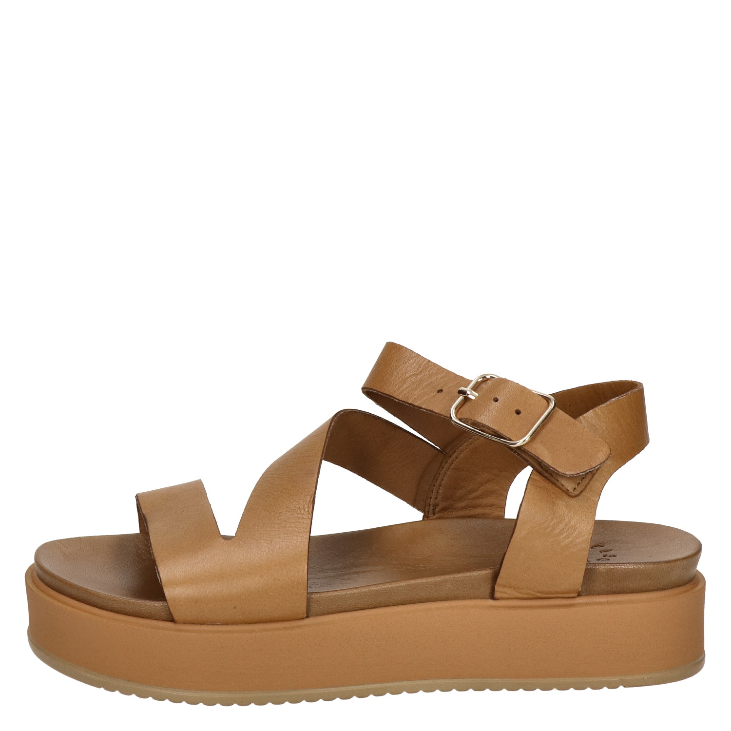 Nelson - Sandalen voor dames - Cognac - Nelson.nl