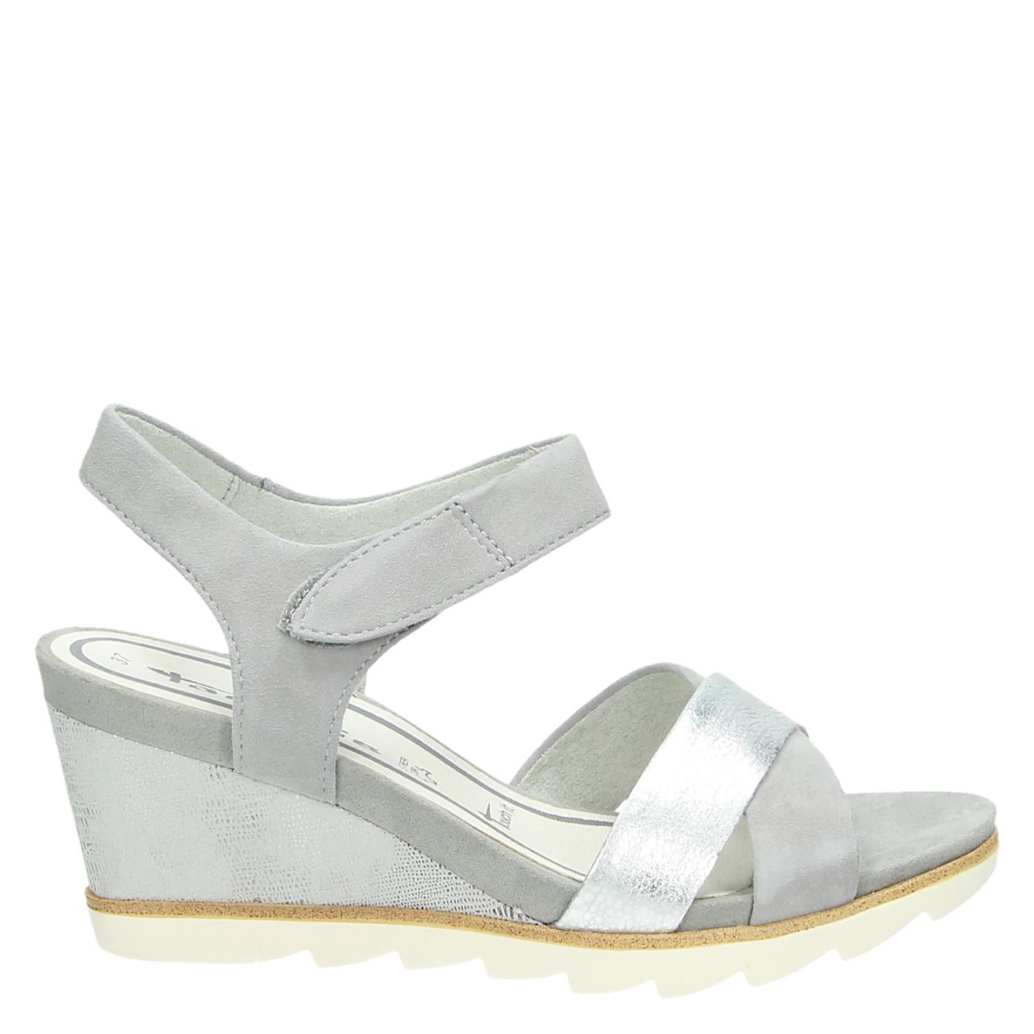 Tamaris Veterboots grijs - Schoenen.nl