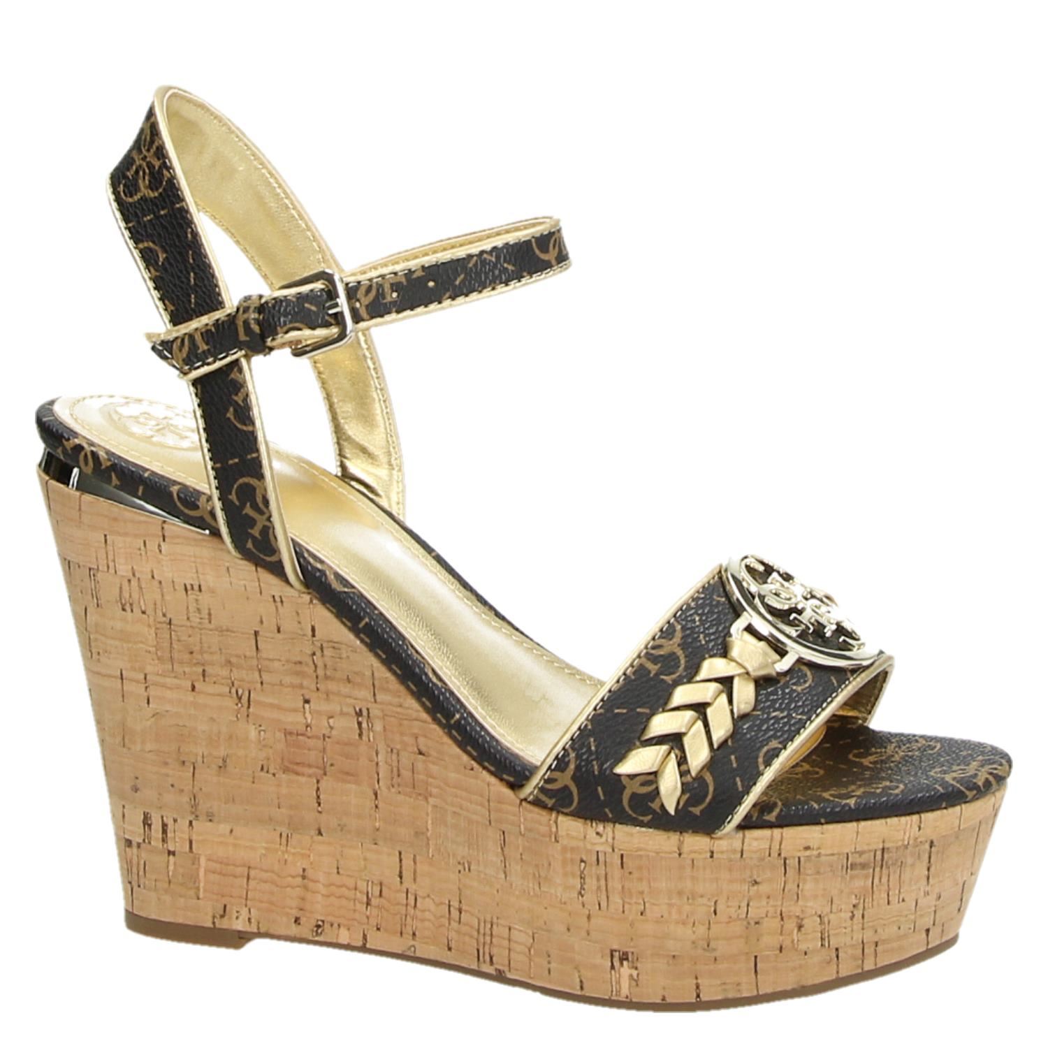 Guess - Sleehak voor dames - Bruin - Nelson.nl