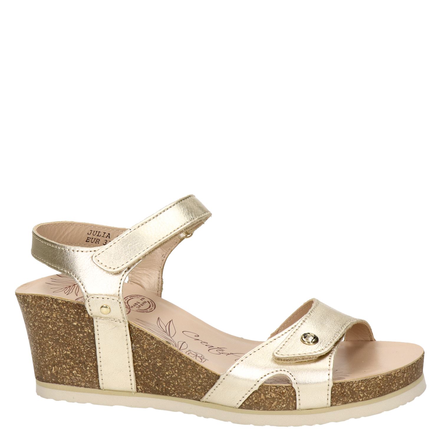 Panama Jack julia Shine - Sleehak voor dames - Goud - Nelson.nl