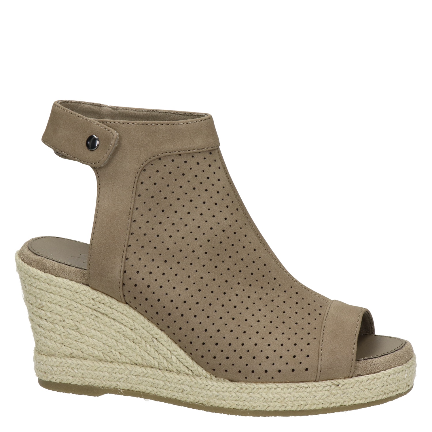 Skechers Cali - Sleehak voor dames - Taupe - Nelson.nl