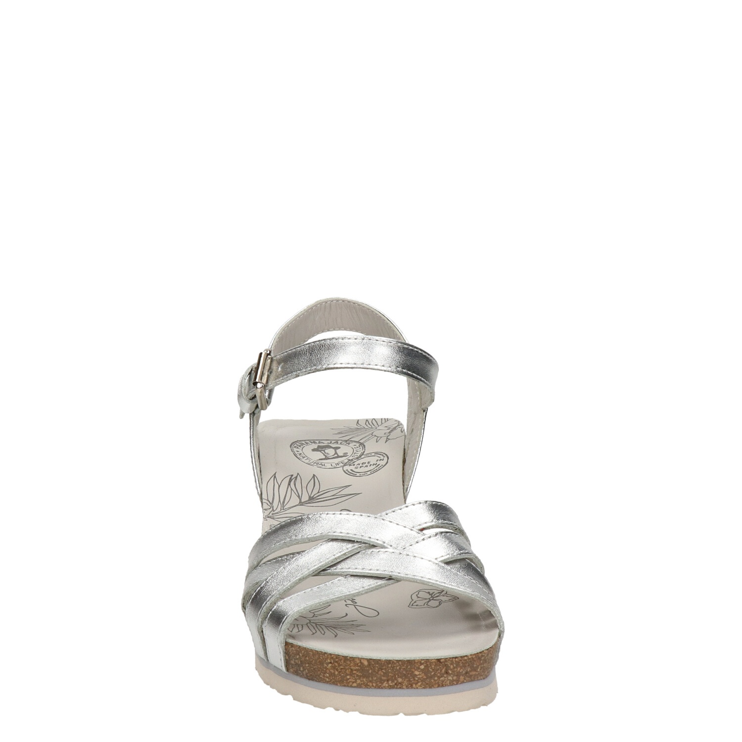 Panama Jack Vera Shine - Sleehak voor dames - Zilver - Nelson.nl