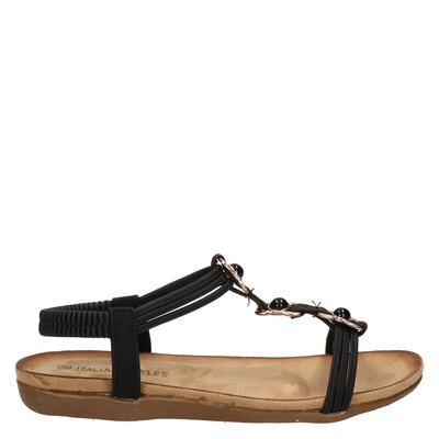 Italian Styles - Sandalen - Zwart