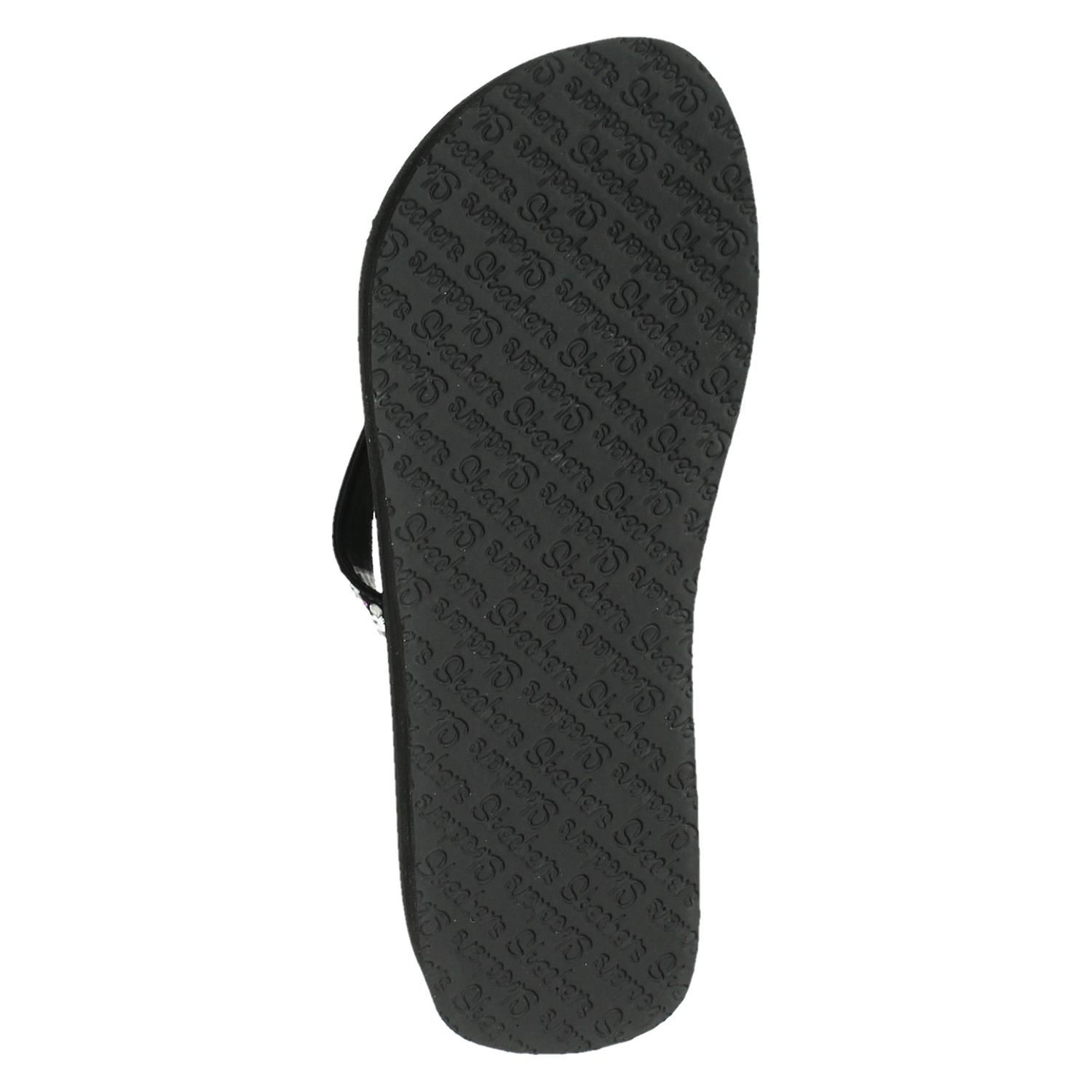 Skechers Dames Slippers Zwart