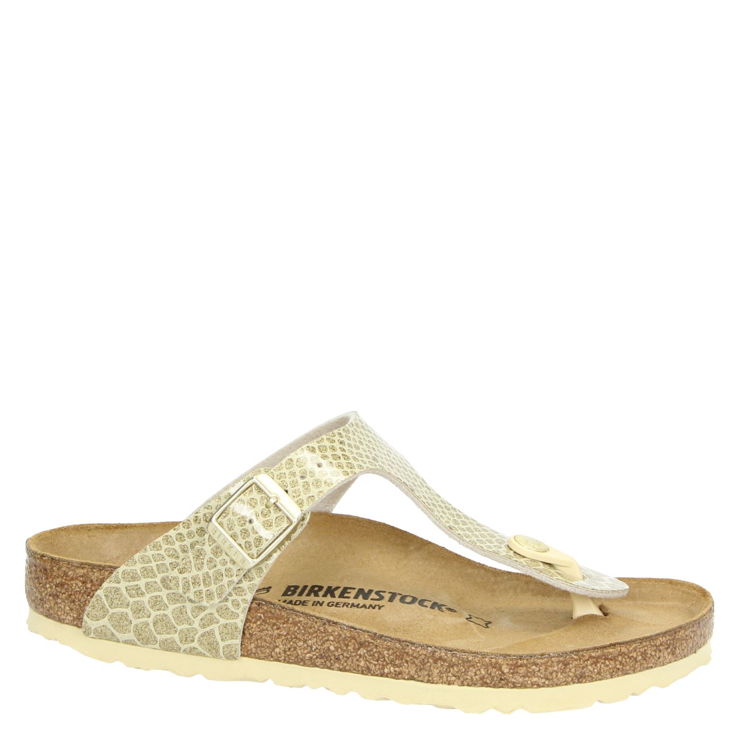 Birkenstock Gizeh - Slippers voor dames - Goud - Shoemixx.nl