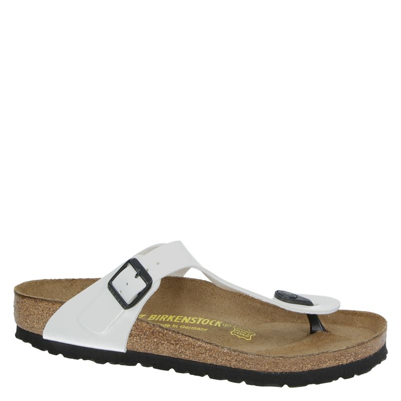Birkenstock Gizeh - Slippers voor dames - Wit - Nelson.nl