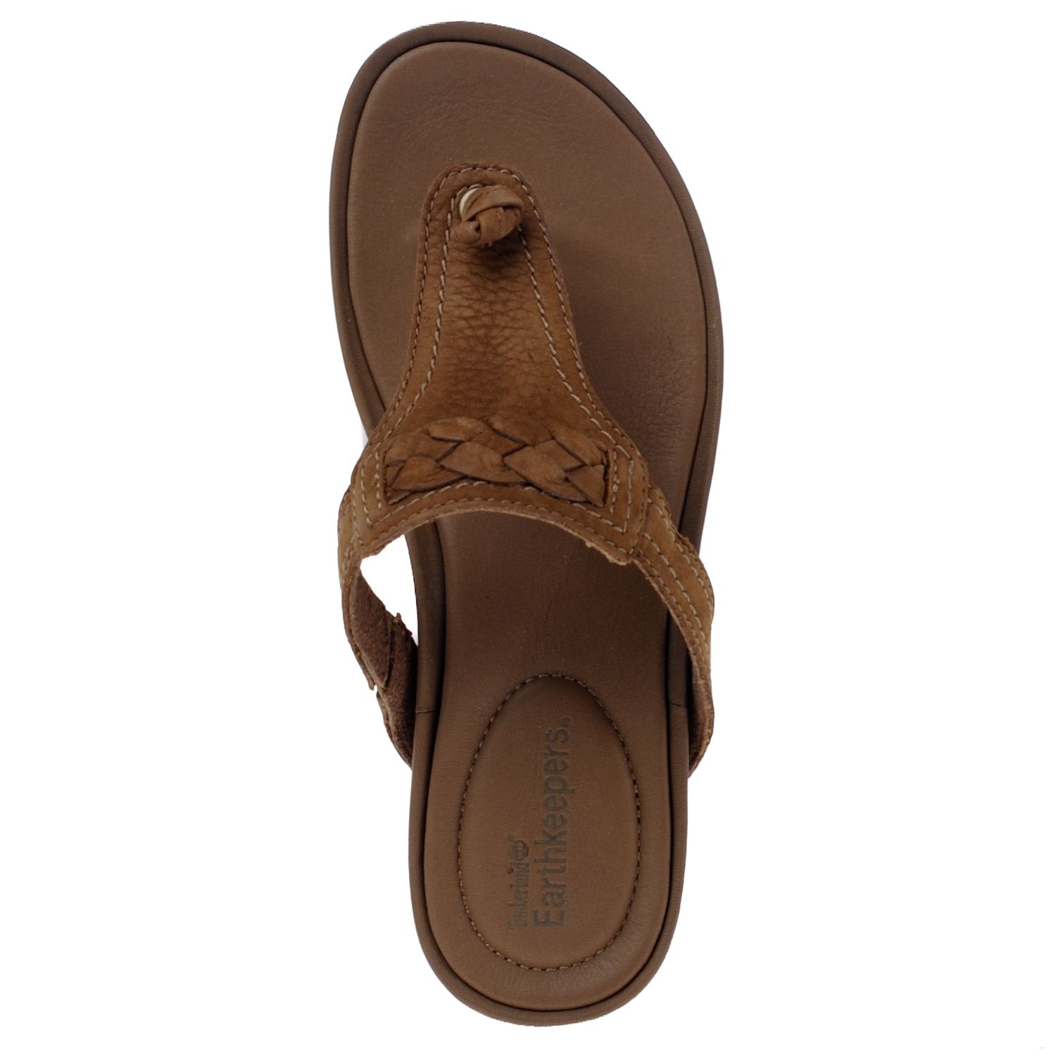 leren dames teenslippers