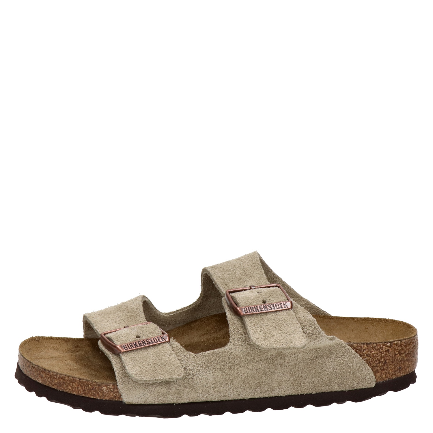 Birkenstock Arizona - Slippers voor dames - Taupe - Nelson.nl