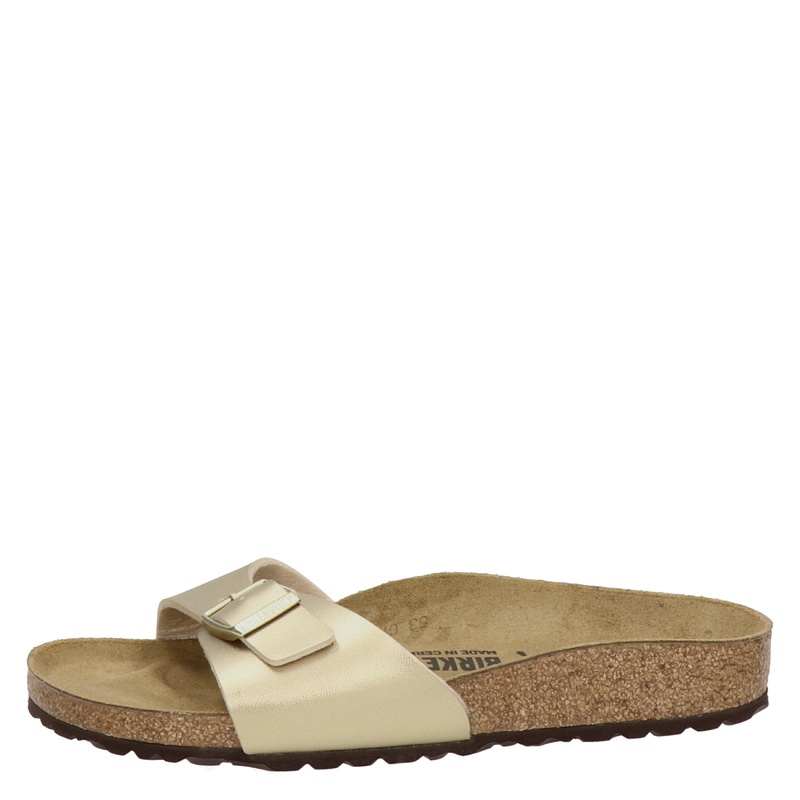 Birkenstock Madrid - Slippers voor dames - Goud - Nelson.nl