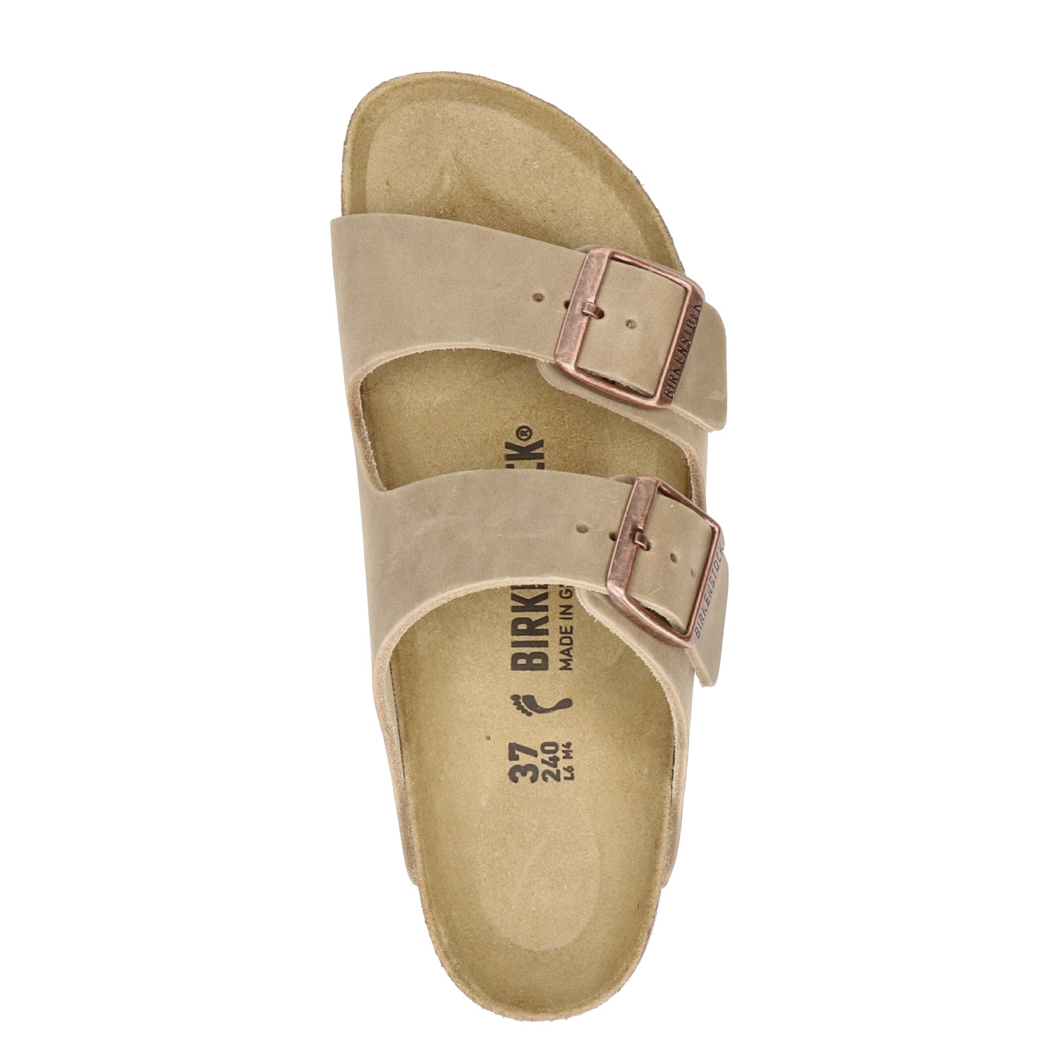 Birkenstock Arizona - Sandalen voor dames - Cognac - Nelson.nl