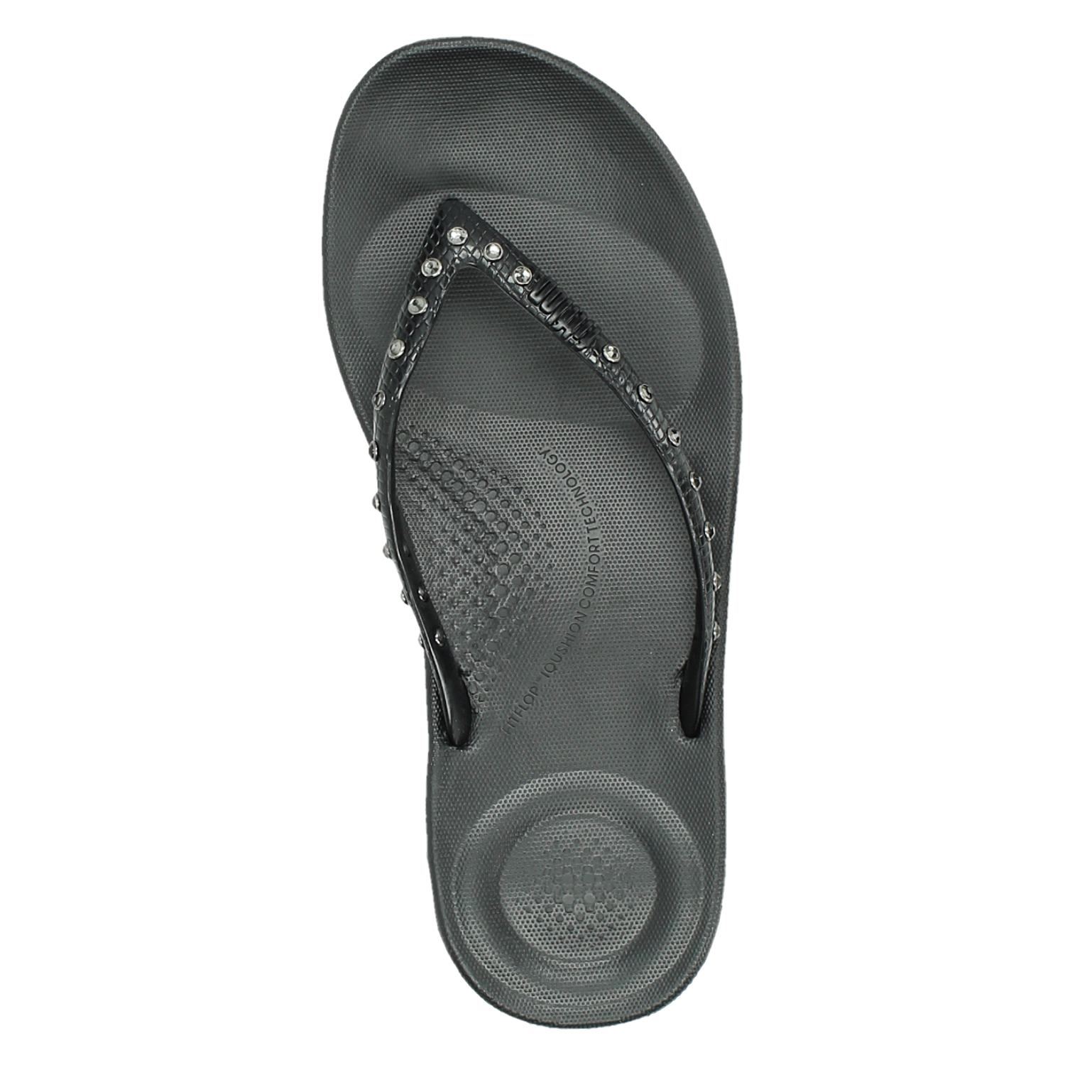 fitflop slippers zwart