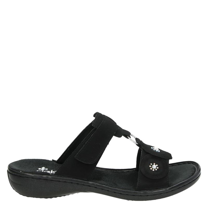 Rieker - Slippers - Zwart