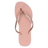 Havaianas Slim Logo Metallic - Slippers - Rose goud