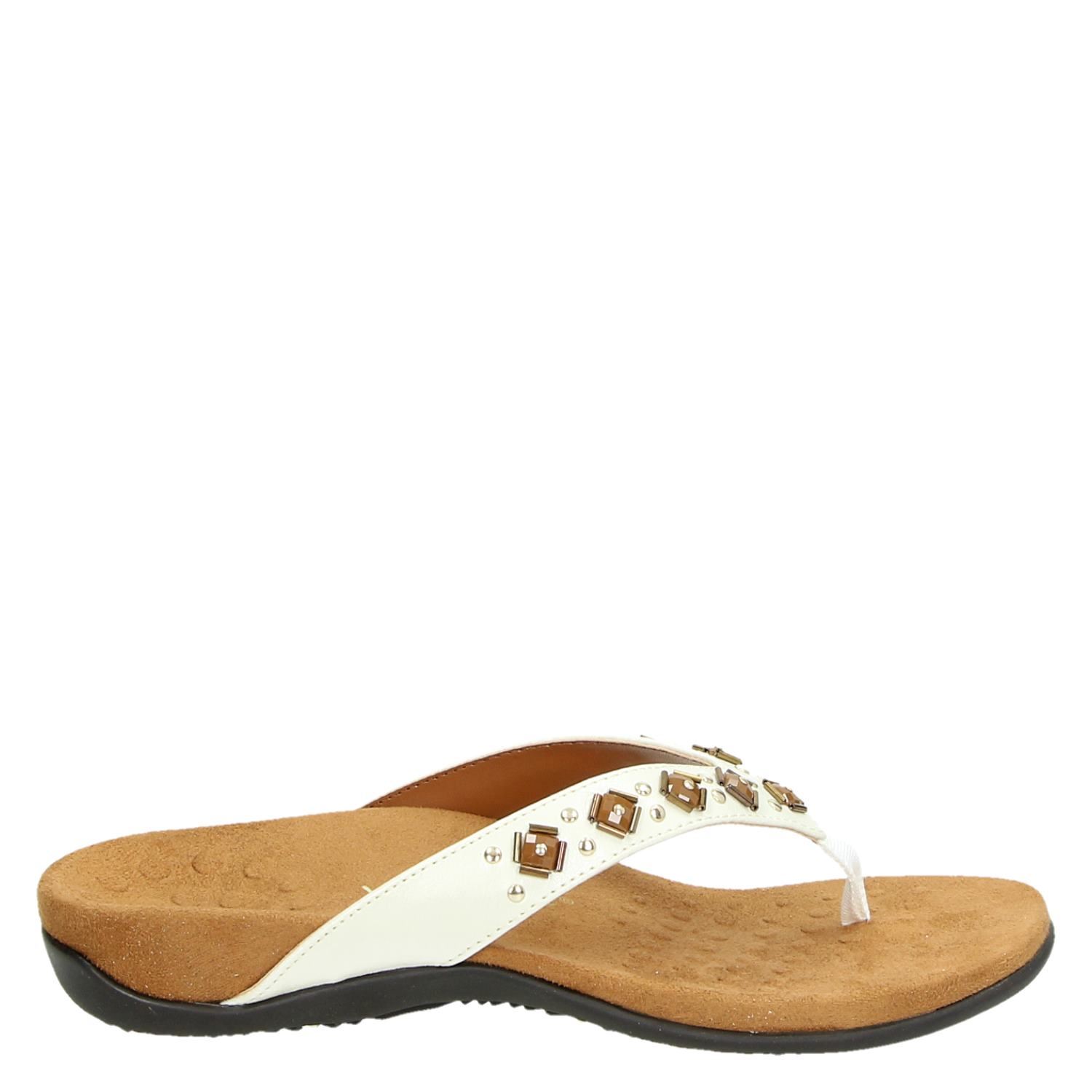Vionic Floriana Slippers voor dames Wit Shoemixx.nl