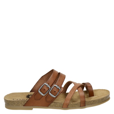 Cosmos Slippers Cognac cosmos kopen in de aanbieding