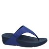 Fitflop Lulu Shimmer Toe Pose - Slippers - Blauw