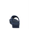 Fitflop Lulu Shimmer Toe Pose - Slippers - Blauw