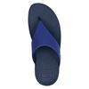 Fitflop Lulu Shimmer Toe Pose - Slippers - Blauw