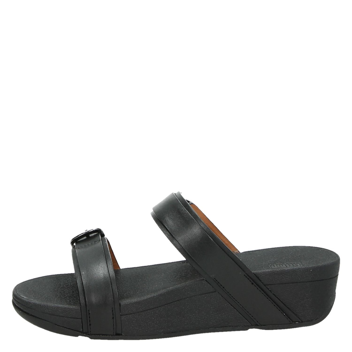 Fitflop Edit Slide - Slippers voor dames - Zwart - Shoemixx.nl