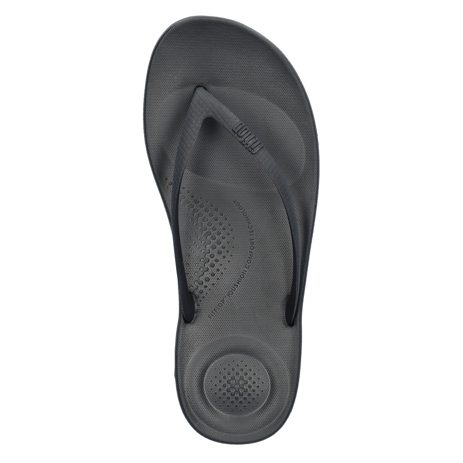 Fitflop Iqushion Ergonomic Slippers voor dames Zwart Shoemixx.nl