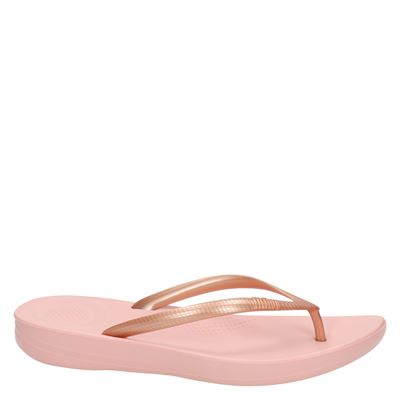 Fitflop Iqushion Ergonomic - Slippers voor dames - Roze - Nelson.nl