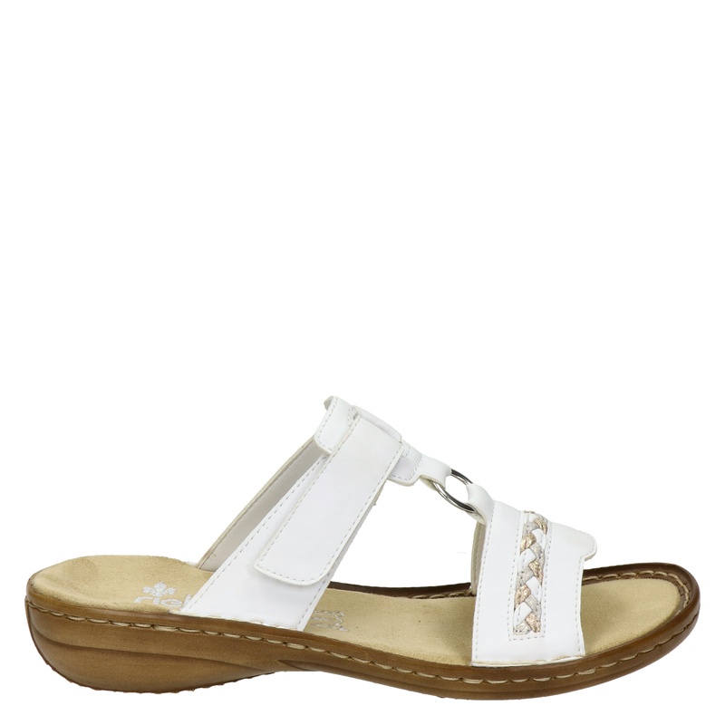Rieker - Slippers - Wit