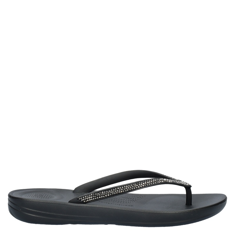 Fitflop Iqushion Sparkle - Slippers - Zwart