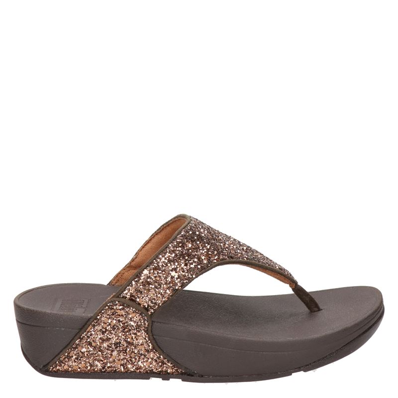 Fitflop Lulu Glitter - Slippers - Brons