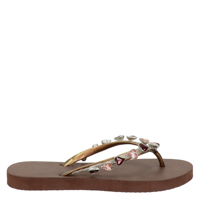 Uzurii Heart Bronze - Slippers - Bruin