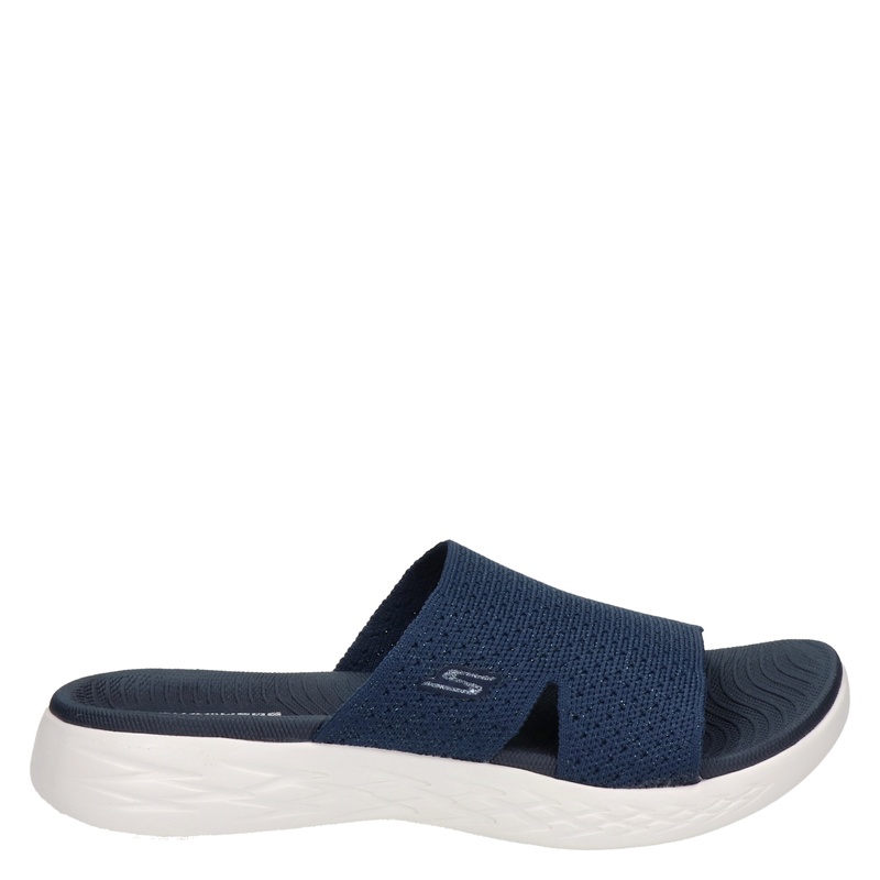 Skechers On The Go 600 - Slippers voor dames - Blauw - Shoemixx.nl
