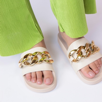 La Strada - Slippers - Beige